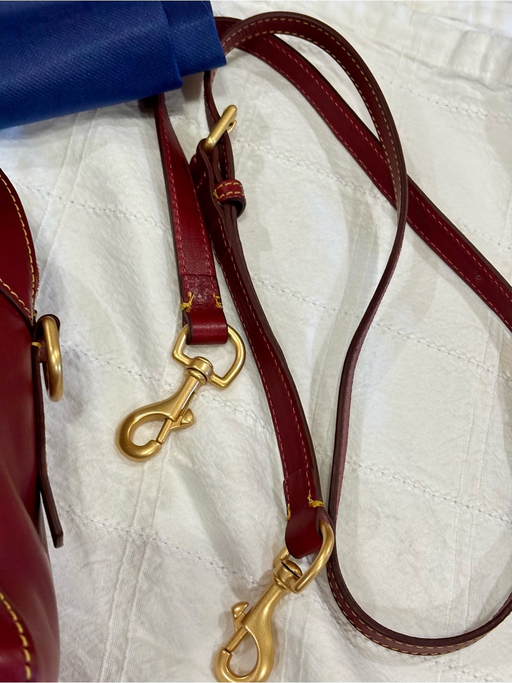 Dooney & Bourke Cameron Satchel Florentine Leather in Bordeaux - Picture 5 of 13